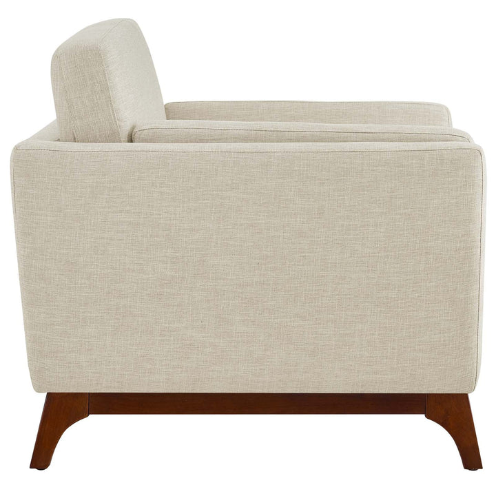 Kelsh Upholstered Fabric Armchair-Beige Denmark Home
