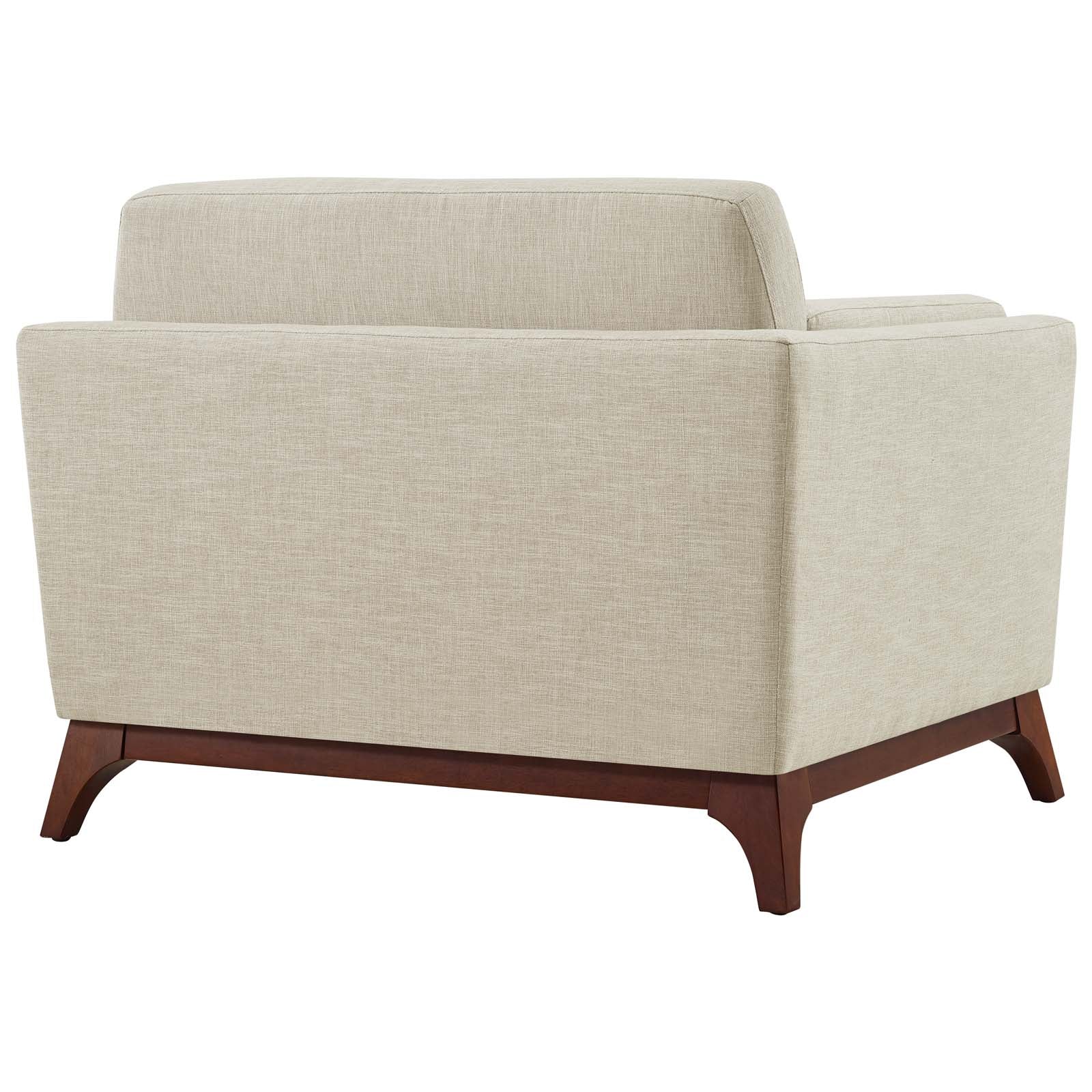 Kelsh Upholstered Fabric Armchair-Beige Denmark Home