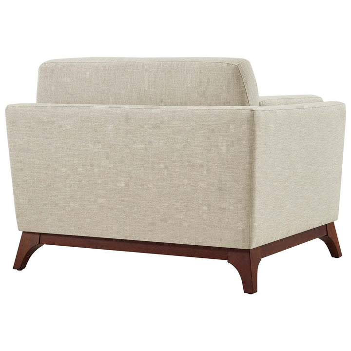 Kelsh Upholstered Fabric Armchair-Beige Denmark Home