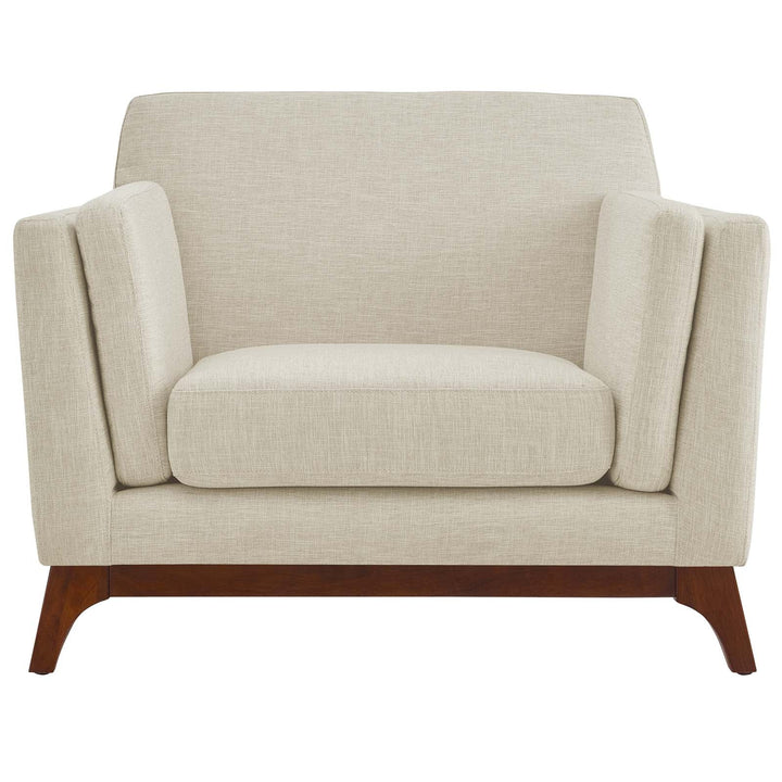 Kelsh Upholstered Fabric Armchair-Beige Denmark Home