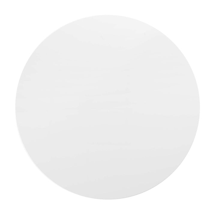 Novara Round Wood Dining Table 48" - Gold White Denmark Home