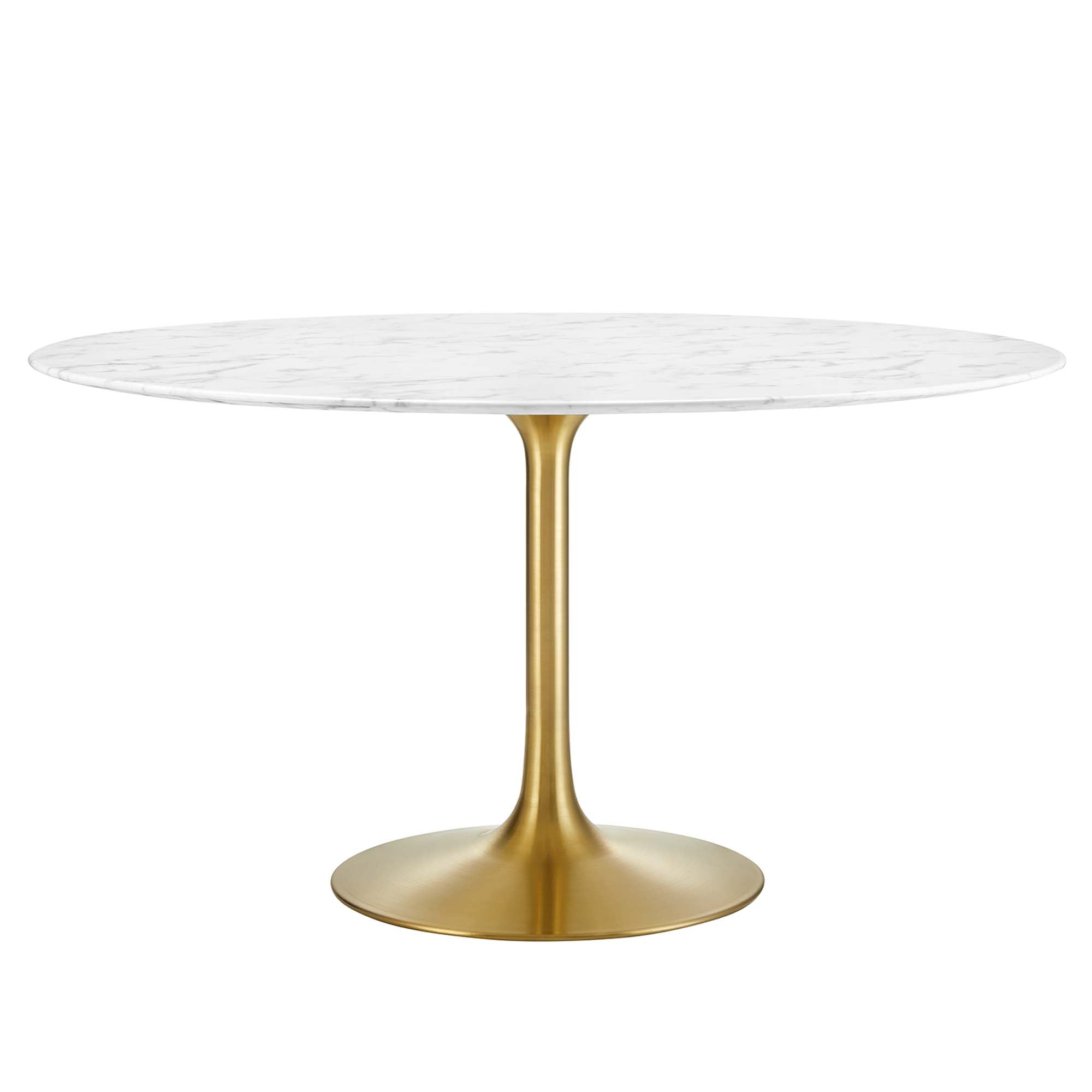 Novara Round Wood Dining Table - Gold White (Copy) Denmark Home
