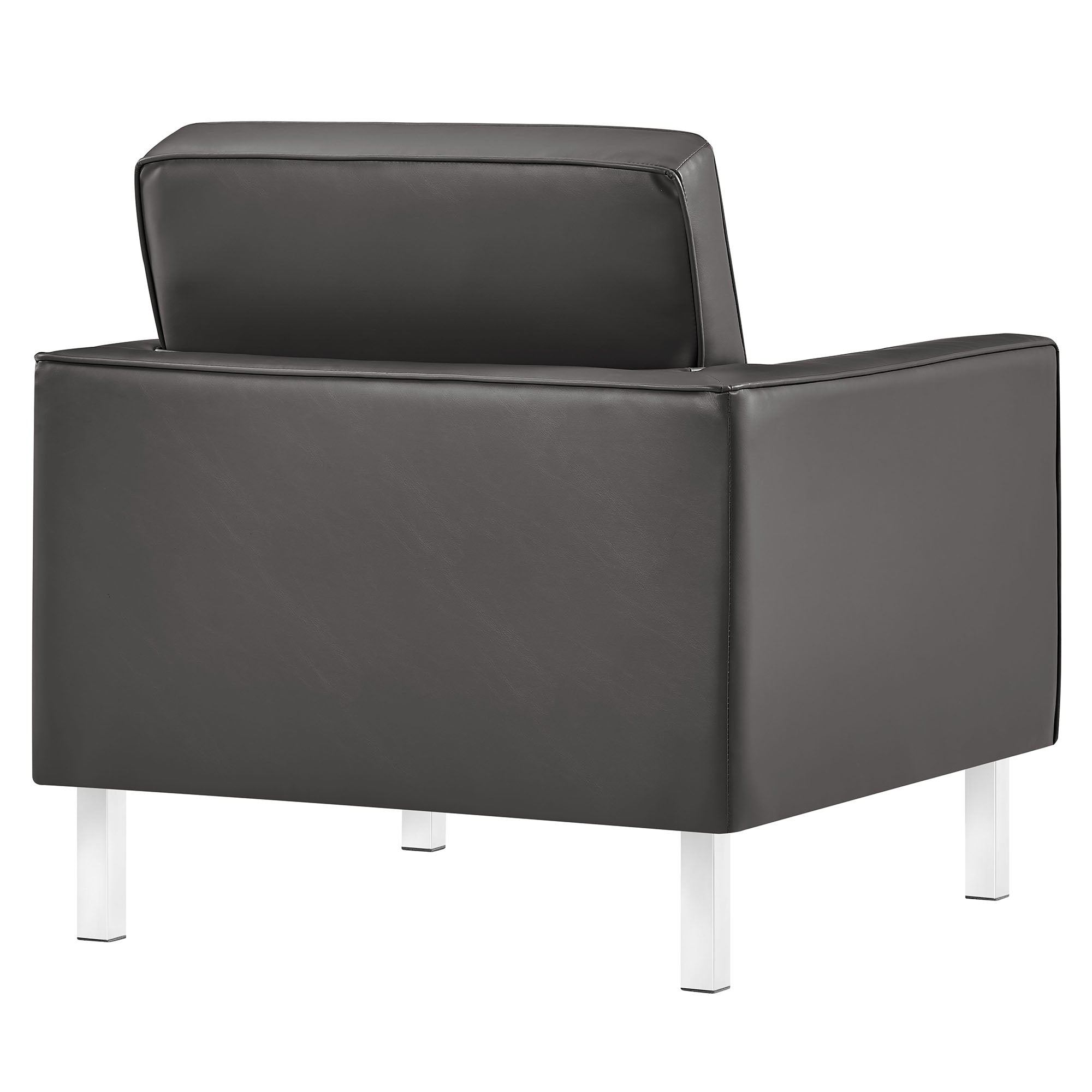 Iona Armchair and Ottoman Set – Silver Gray Denmark Home