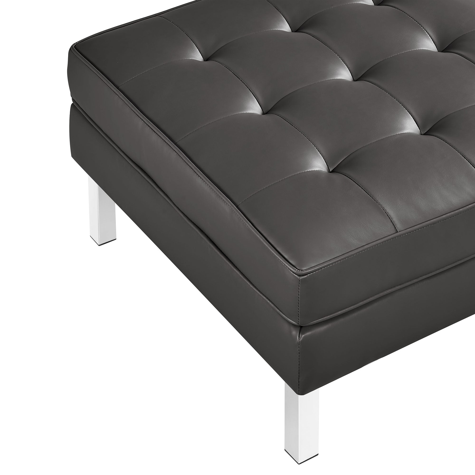Iona Armchair and Ottoman Set – Silver Gray Denmark Home