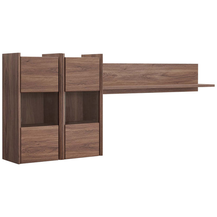 Kant Wall Mounted Shelf - Walnut Denmark Home