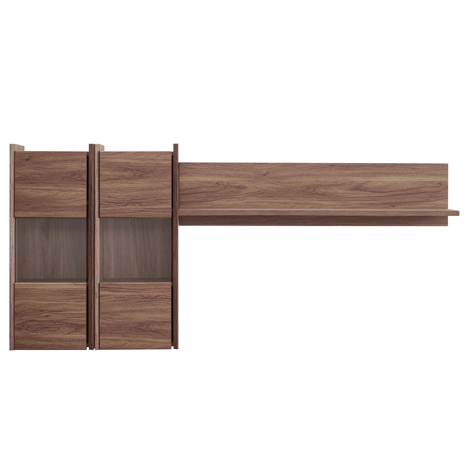 Kant Wall Mounted Shelf - Walnut Denmark Home