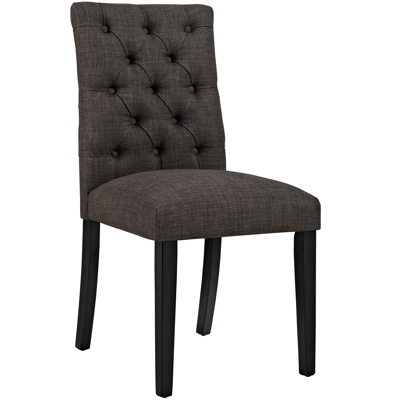 Nuovo Tufted Dining Chair - Brown Denmark Home