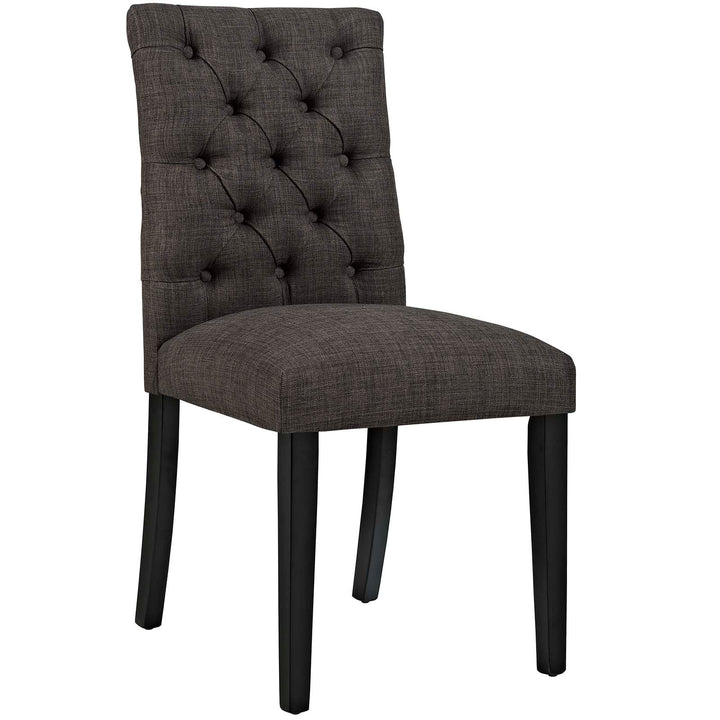 Nuovo Tufted Dining Chair - Brown Denmark Home