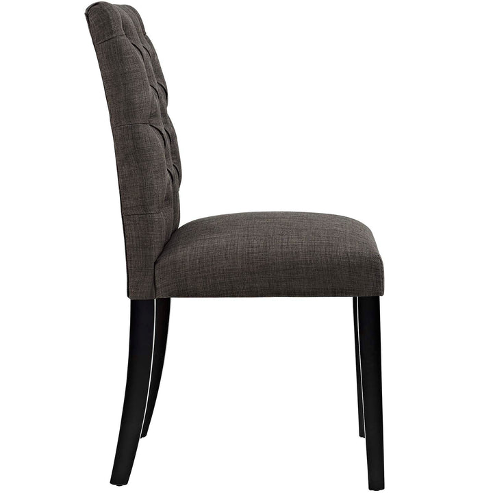Nuovo Tufted Dining Chair - Brown Denmark Home