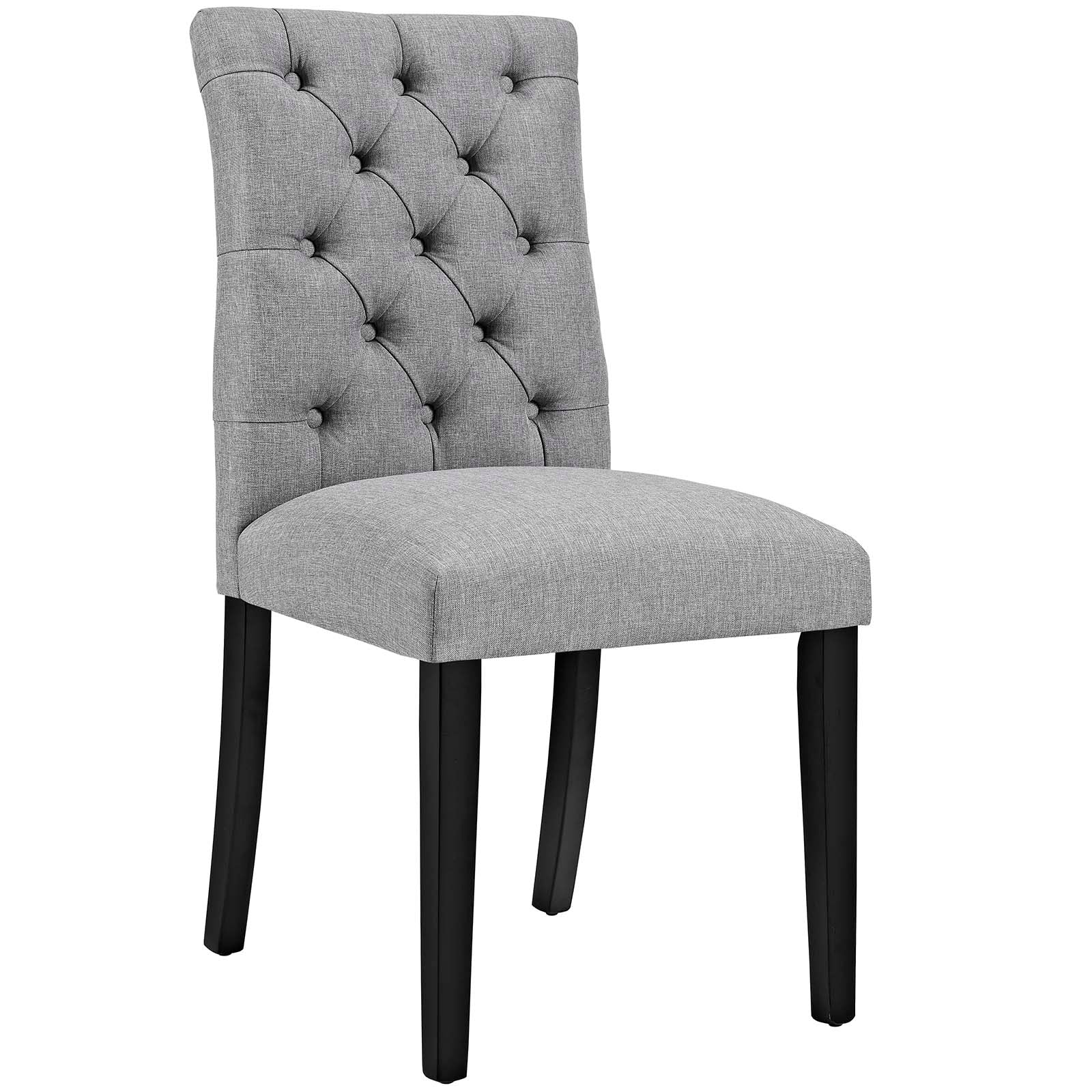 Nuovo Tufted Dining Chair - Light Gray Denmark Home