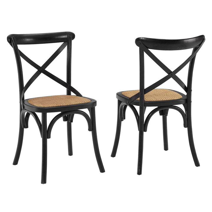 Bramwell Rattan Dining Chair - Black Denmark Home