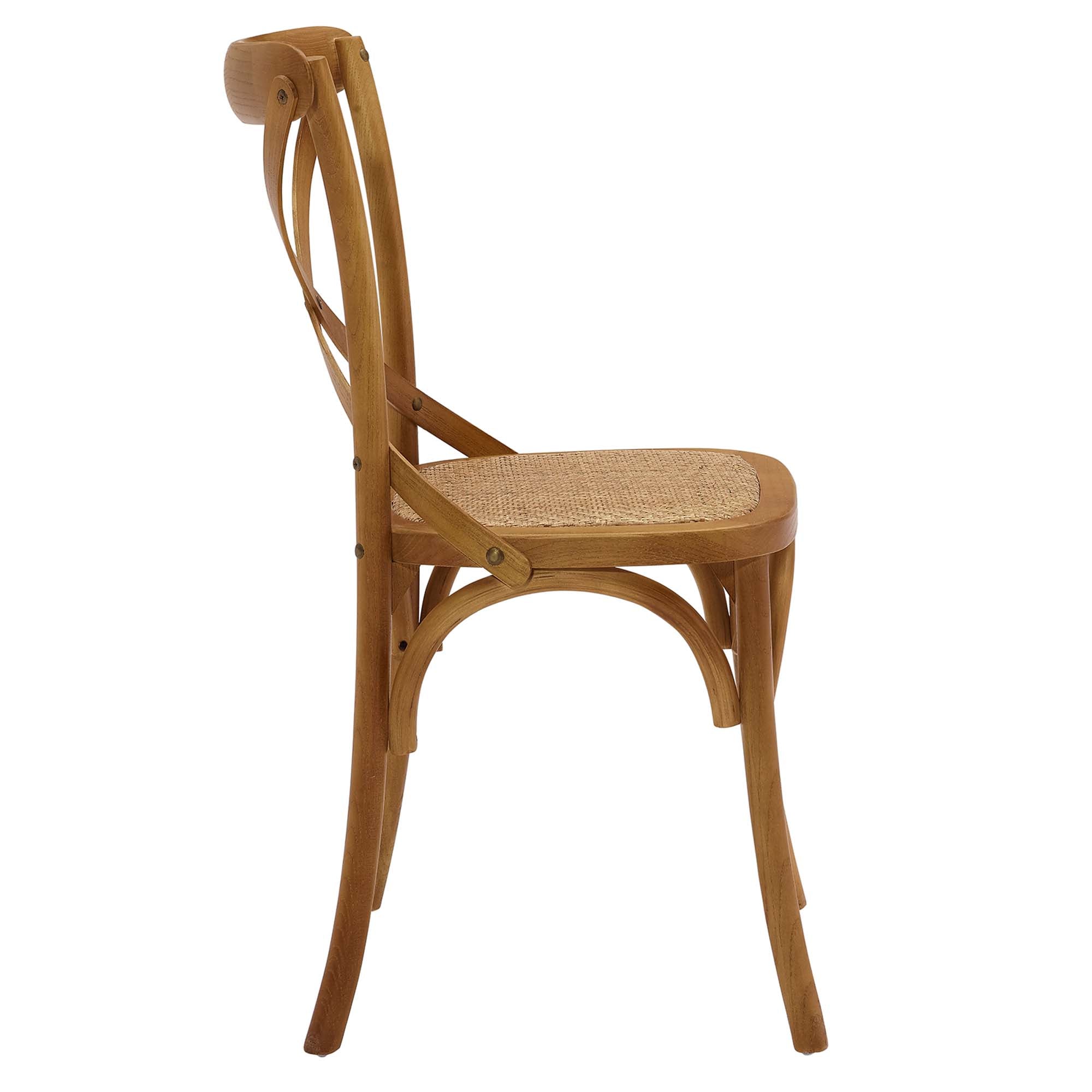 Bramwell Rattan Dining Chair - Walnut Denmark Home