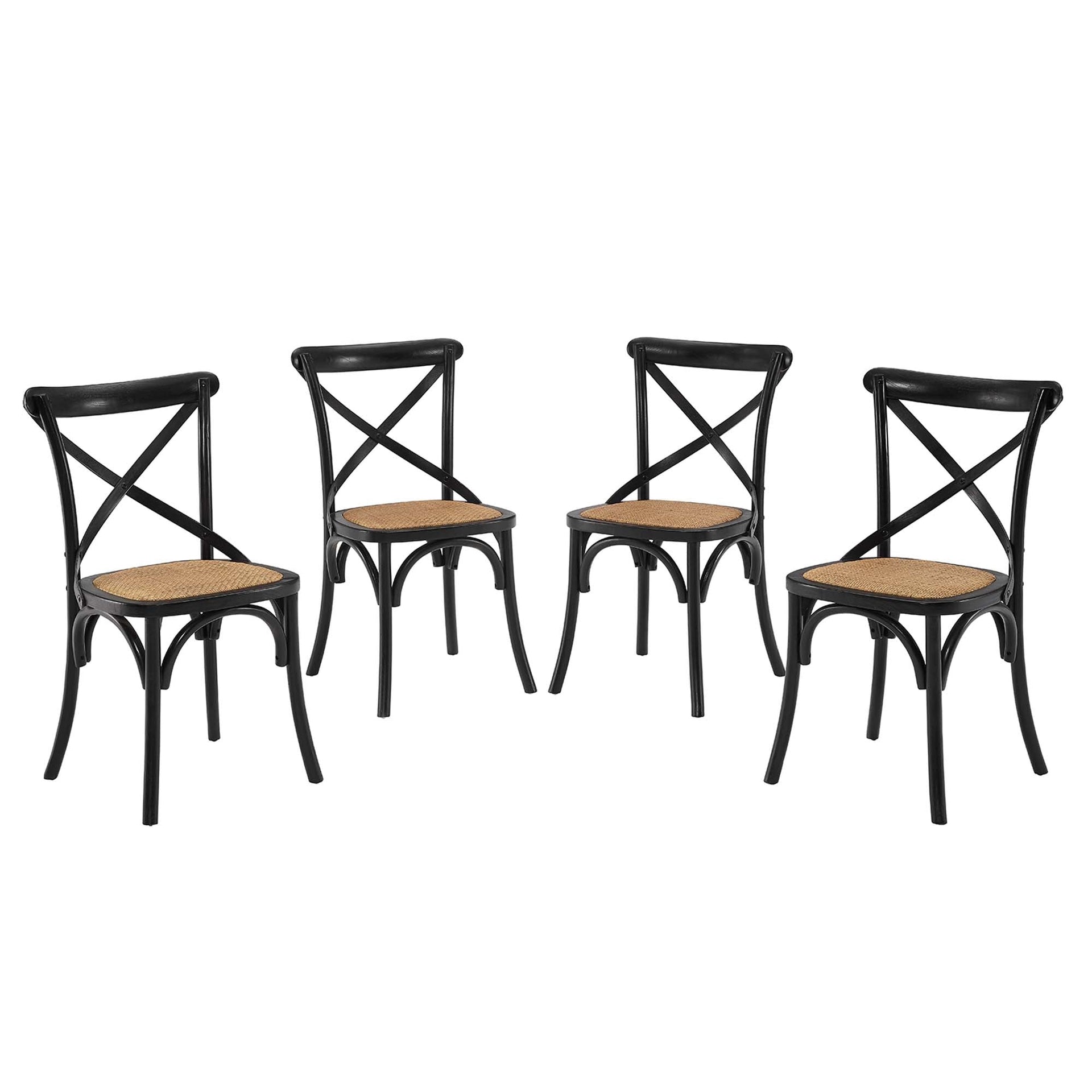 Bramwell Rattan Dining Chair - Black Denmark Home