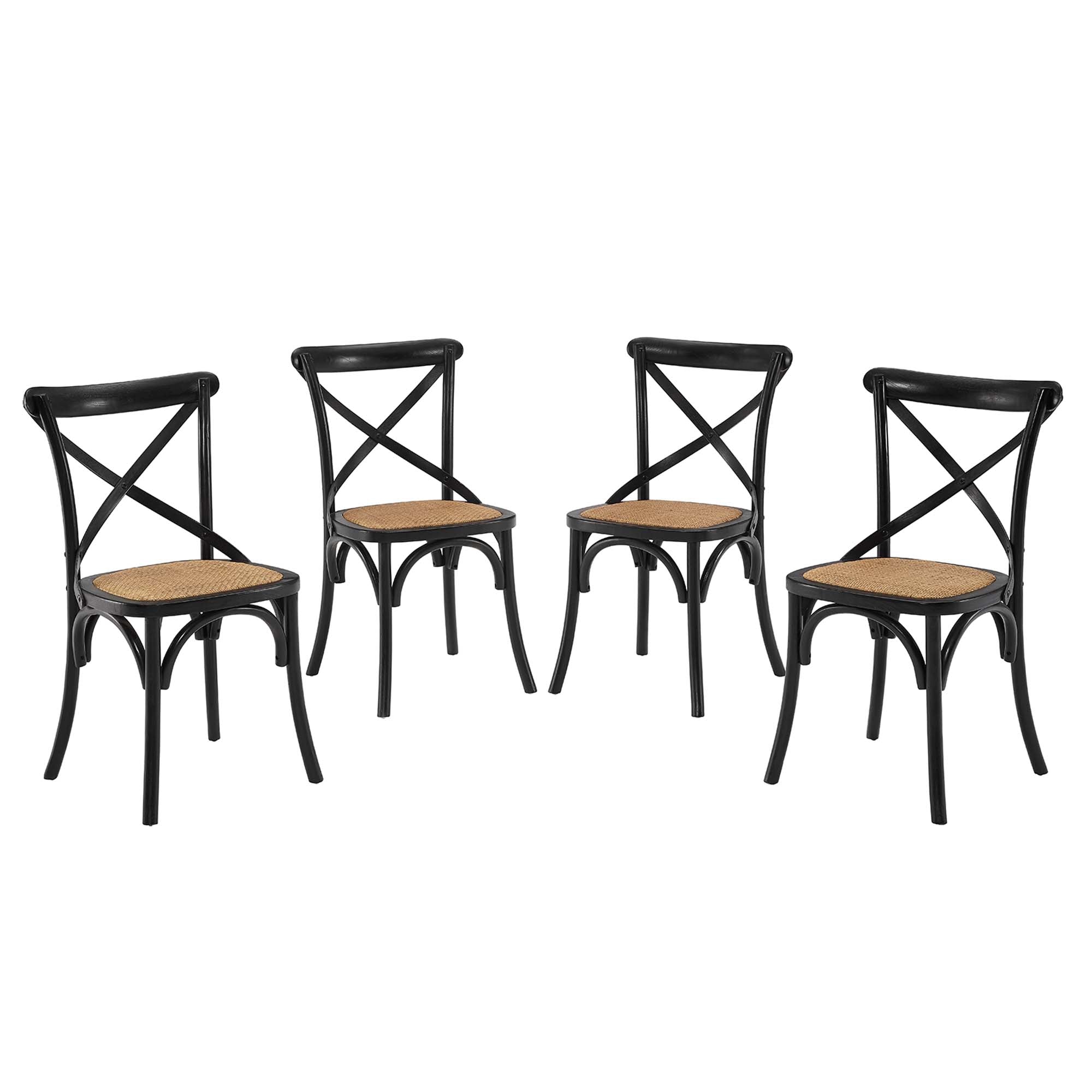 Bramwell Rattan Dining Chair - Black Denmark Home
