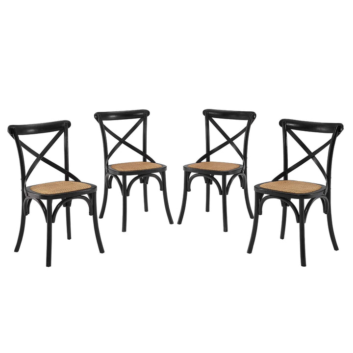 Bramwell Rattan Dining Chair - Black Denmark Home