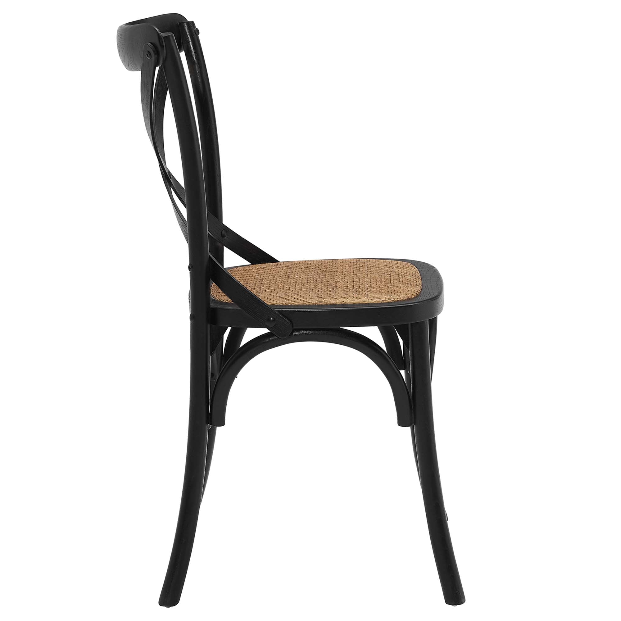 Bramwell Rattan Dining Chair - Black Denmark Home