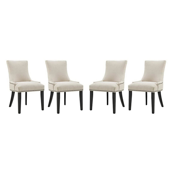 Drape Upholstered Dining Side Chair - Beige Denmark Home