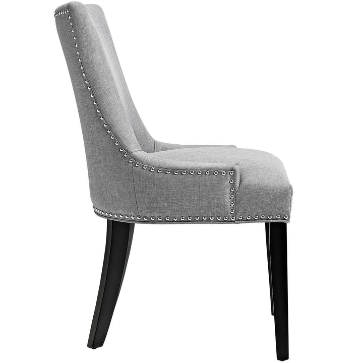 Drape Upholstered Dining Side Chair - Light Gray Denmark Home