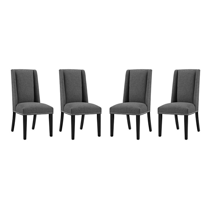 Mythos Upholstered Dining Chair - Gray Denmark Home