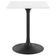 Novara Square Dining Table 48" - Gold White (Copy) Denmark Home