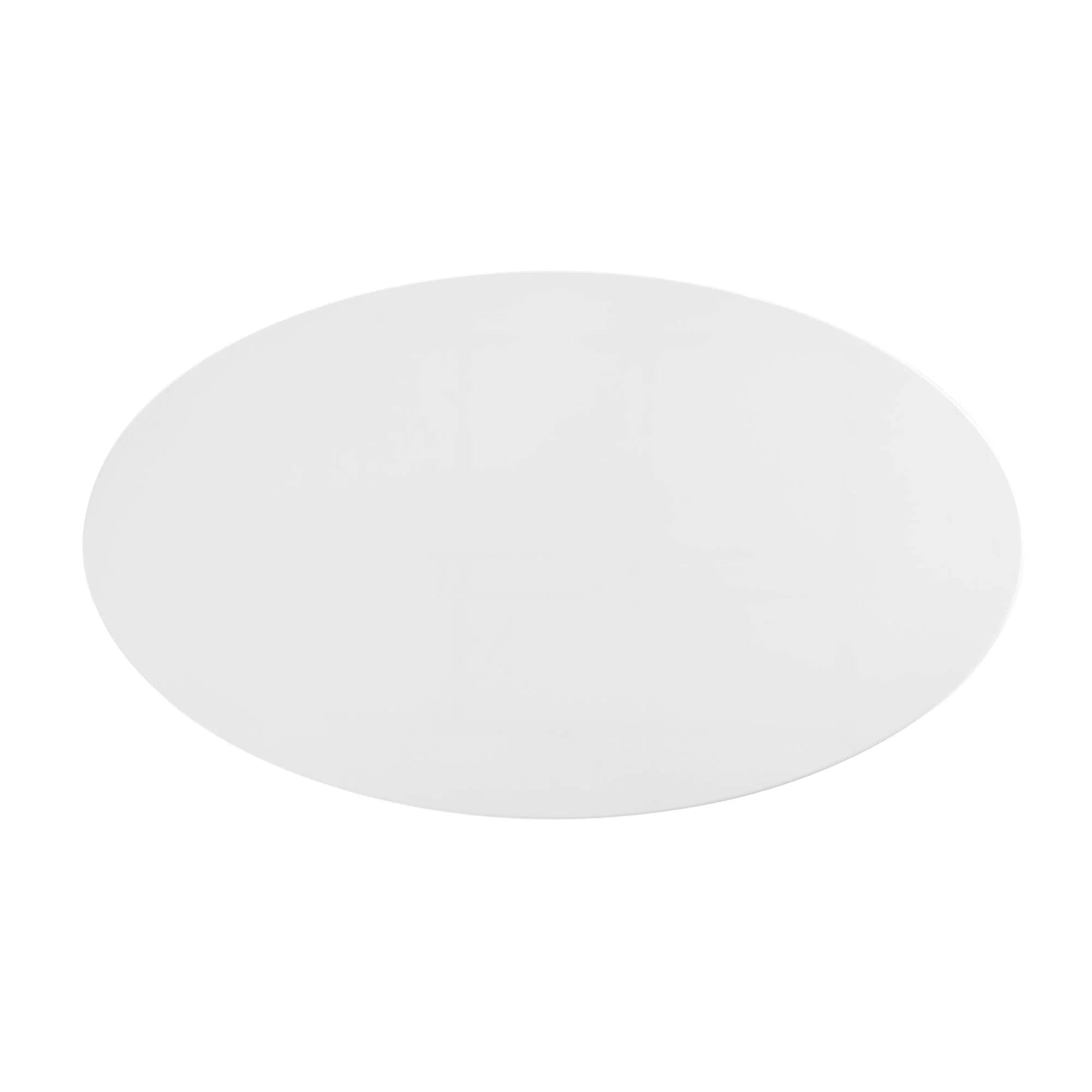Novara 48" Oval Wood Dining Table - Black White Denmark Home