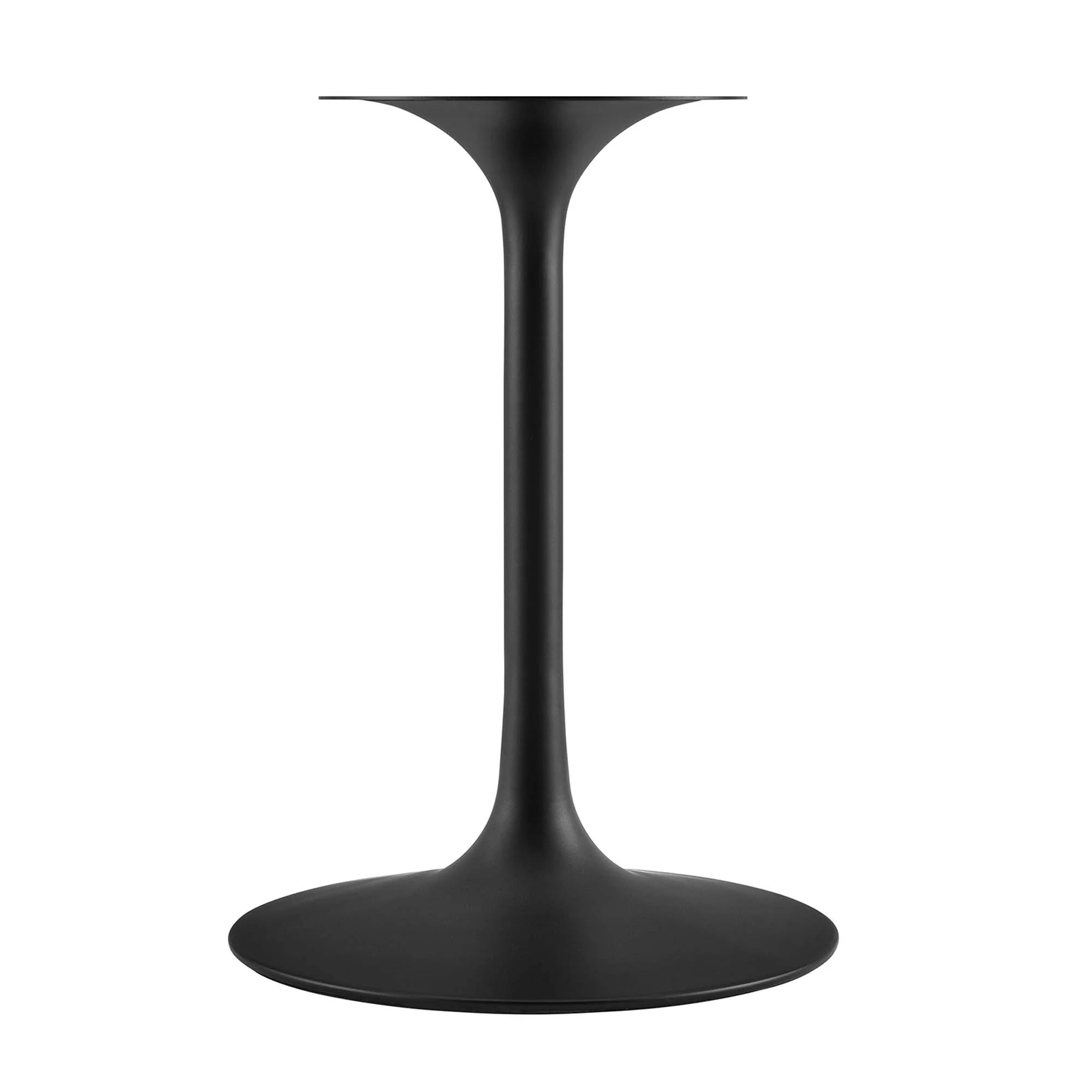 Novara 48" Oval Wood Dining Table - Black White Denmark Home