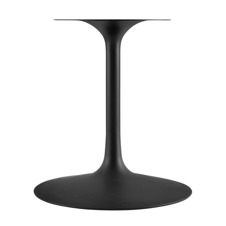 Lippa 78" Oval Faux Marble Dining Table - Black White Denmark Home