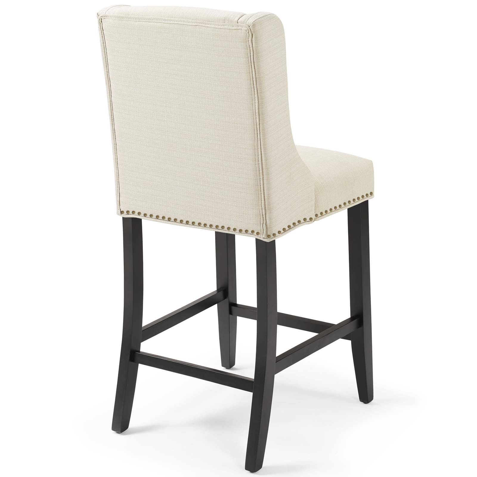 Mythos Upholstered Fabric Counter Stool - Beige Denmark Home