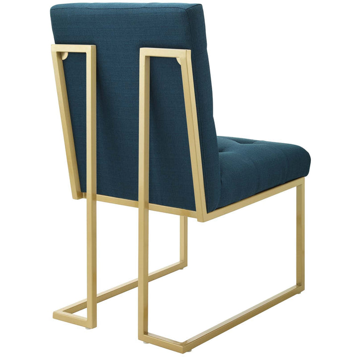 Valénza Upholstered Dining Chair - Gold Azure Denmark Home