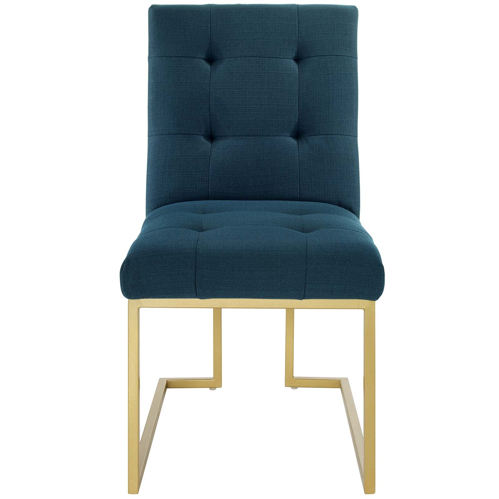 Valénza Upholstered Dining Chair - Gold Azure Denmark Home