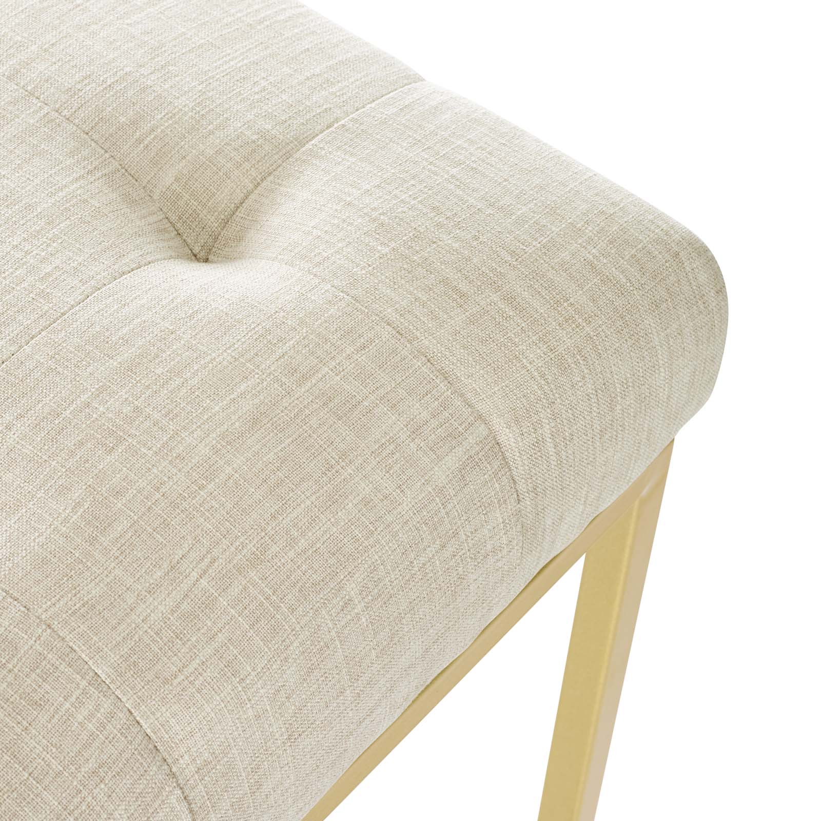 Valénza Upholstered Dining Chair - Gold Beige Denmark Home
