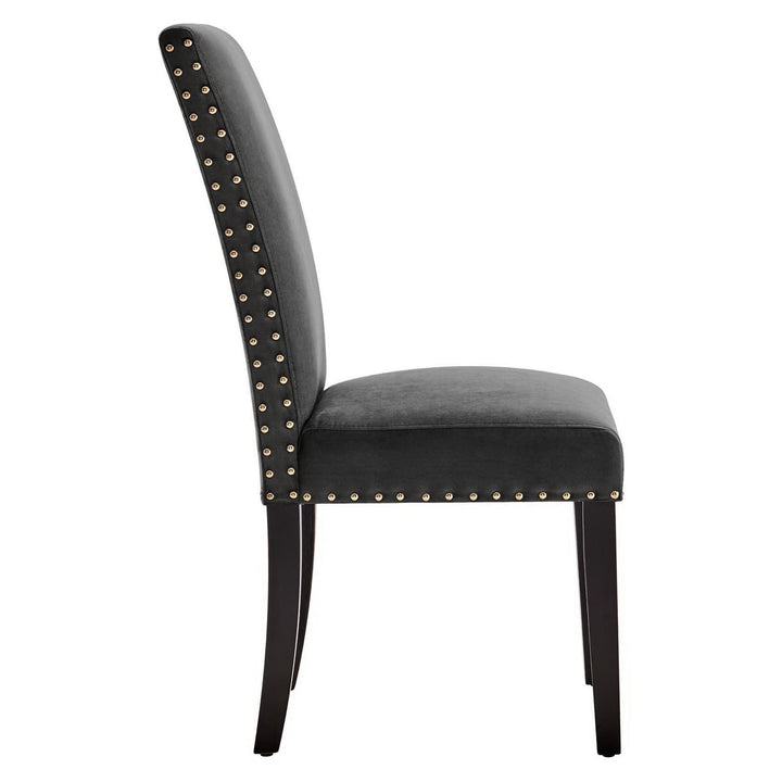 Form Performance Velvet Dining Chair - Charcoal Denmark Home