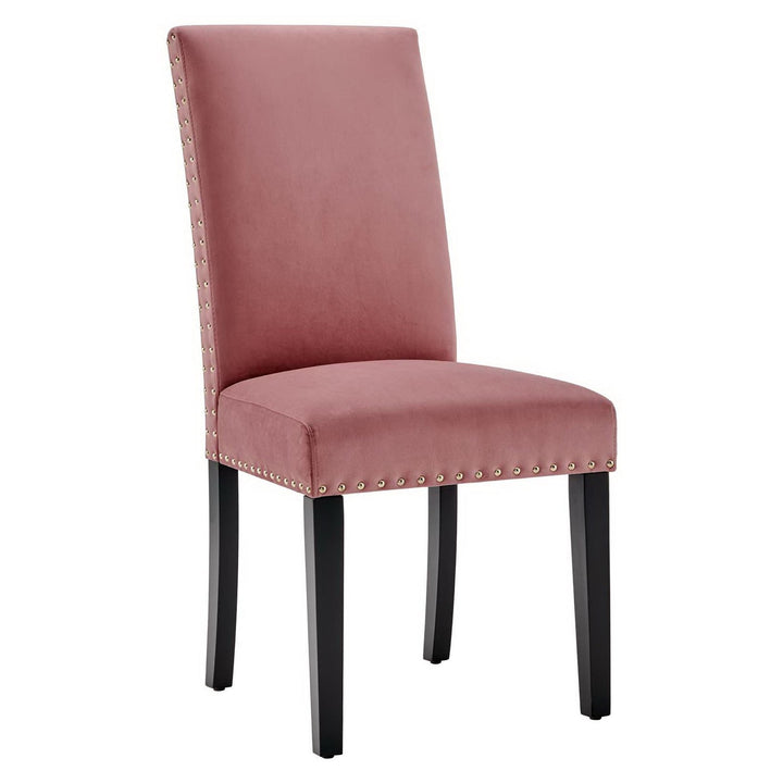 Form Performance Velvet Dining Chair - Dusty Rose Denmark Home