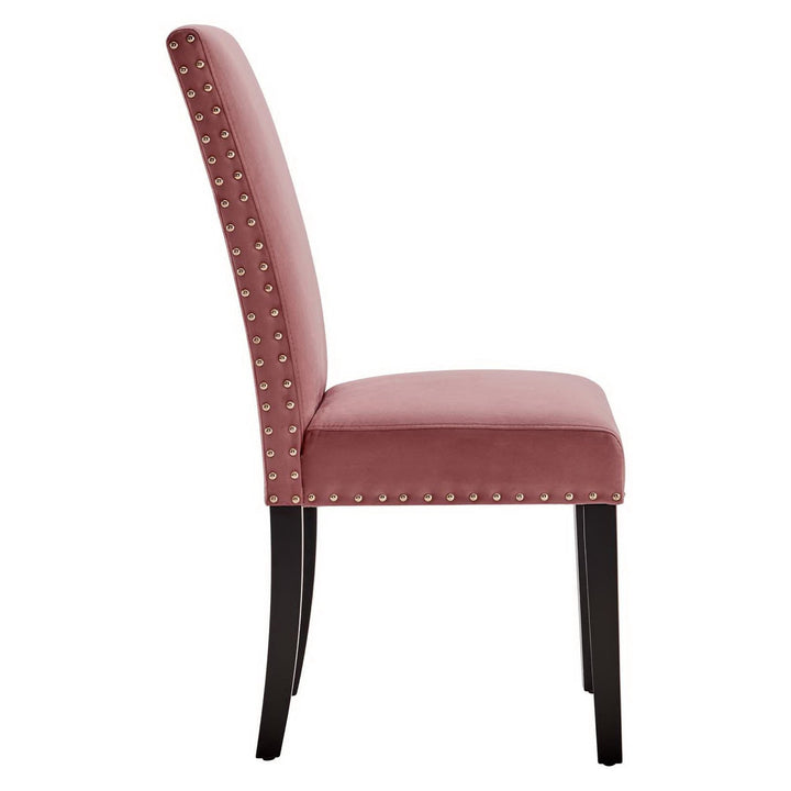 Form Performance Velvet Dining Chair - Dusty Rose Denmark Home