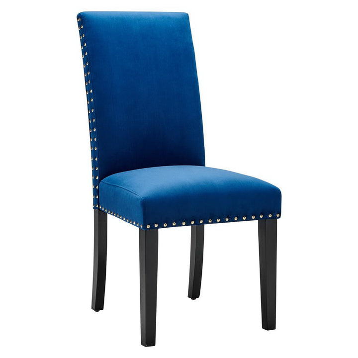 Form Performance Velvet Dining Chair - Navy Denmark Home