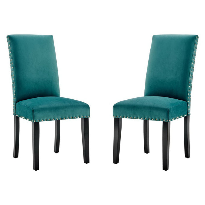 Form Performance Velvet Dining Chair - Teal Denmark Home