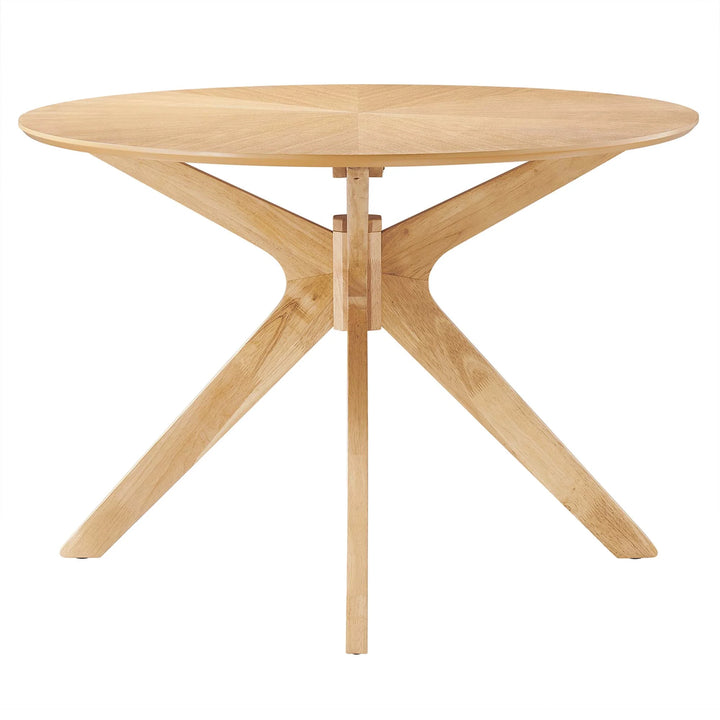 Valtora 63" Oval Wood Dining Table - Oak Denmark Home