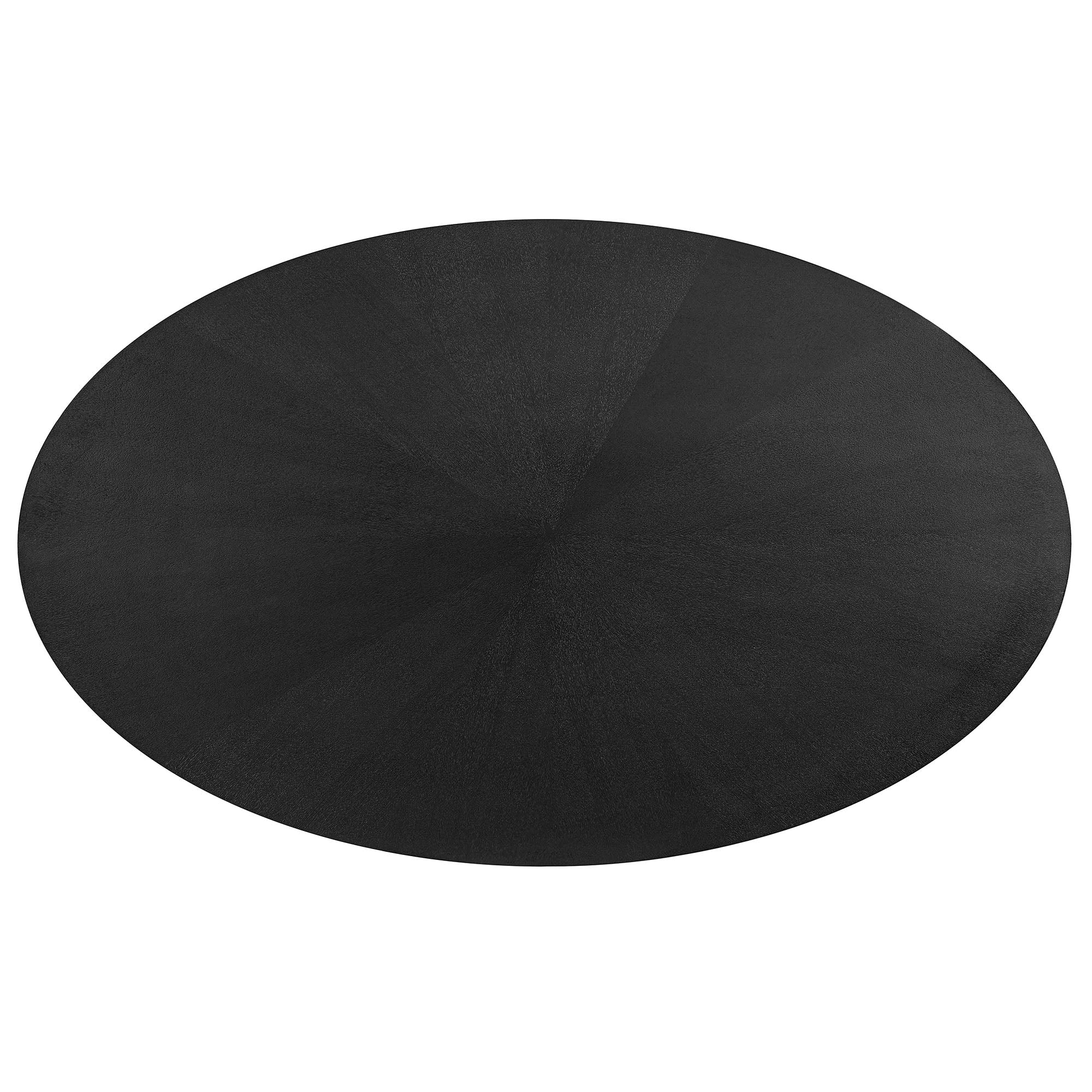 Valtora 71" Oval Wood Dining Table - Black Denmark Home
