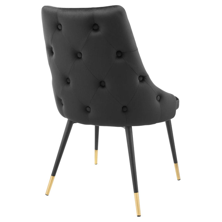 Bella Tufted Velvet Dining Chair - Black Denmark Home