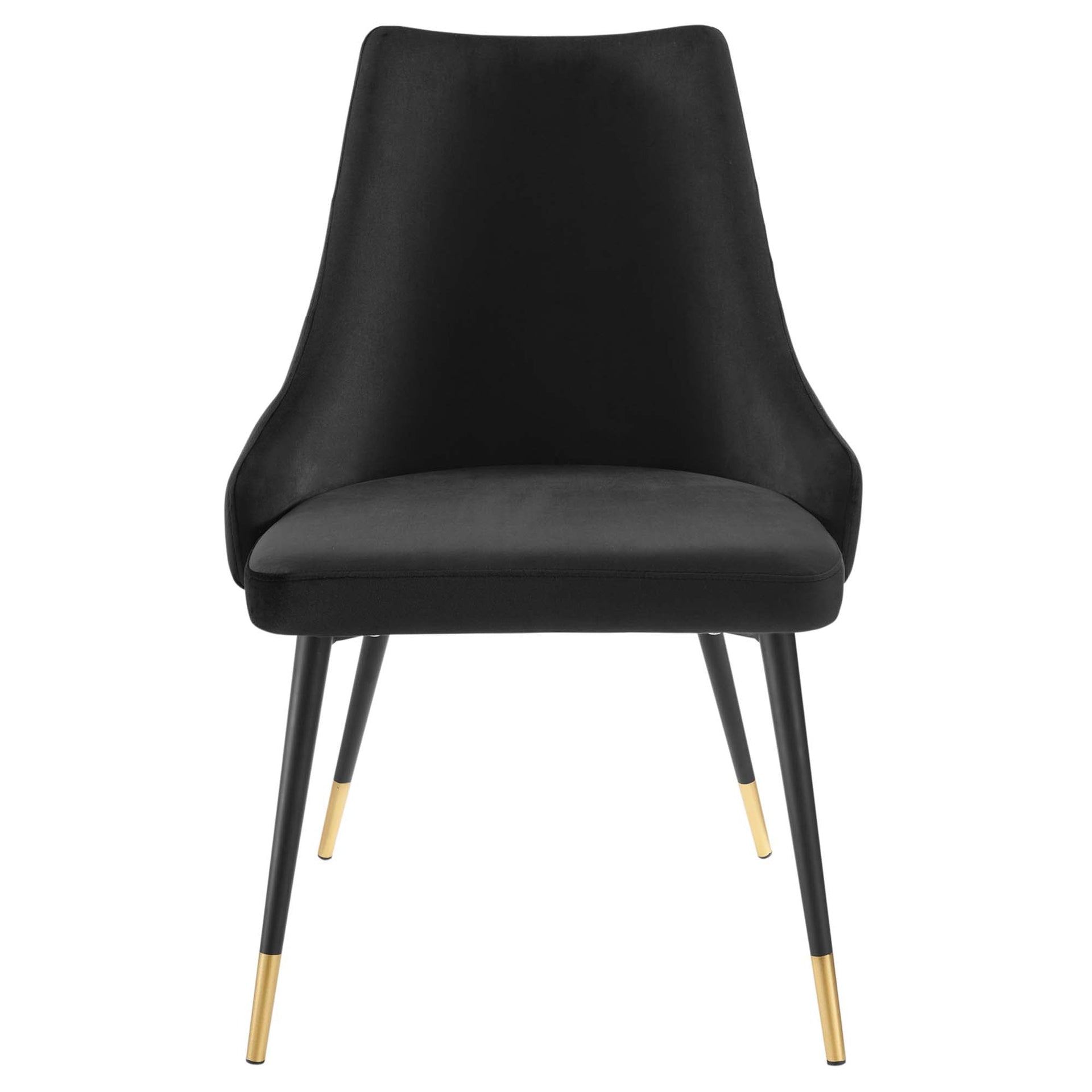 Bella Tufted Velvet Dining Chair - Black Denmark Home