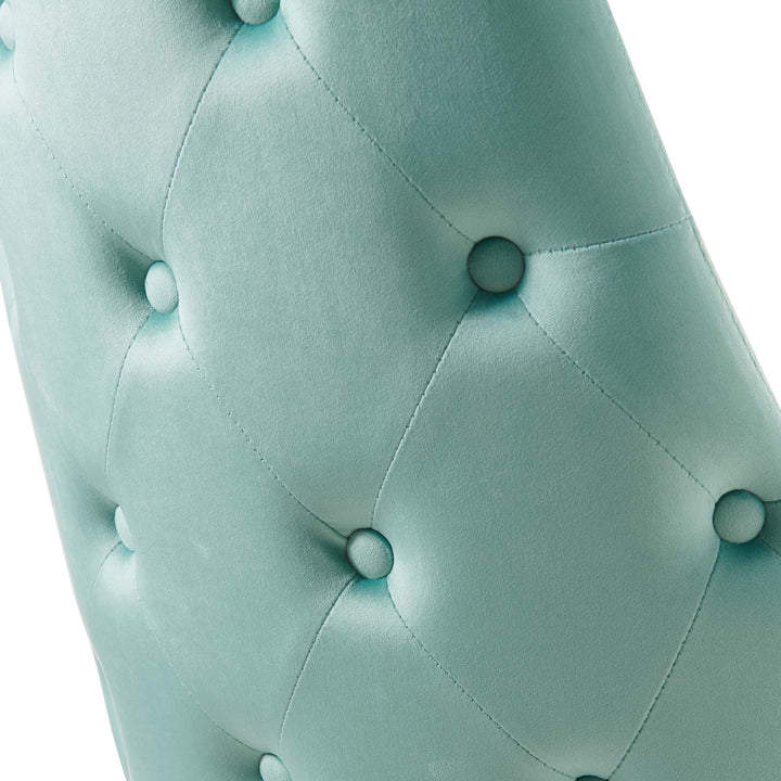 Bella Tufted Velvet Dining Chair - Mint Denmark Home