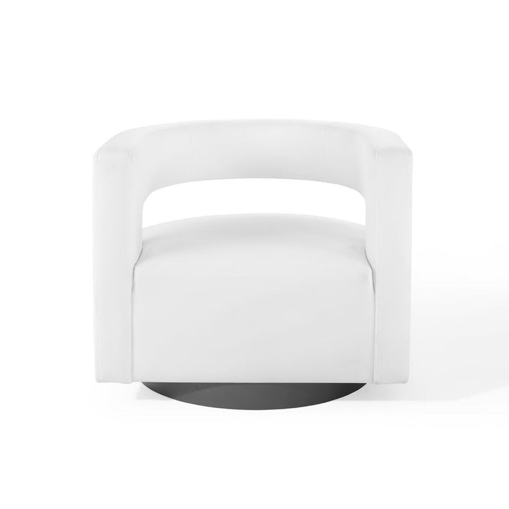Quip Performance Velvet Swivel Accent Armchair – Grey (Copy) Denmark Home