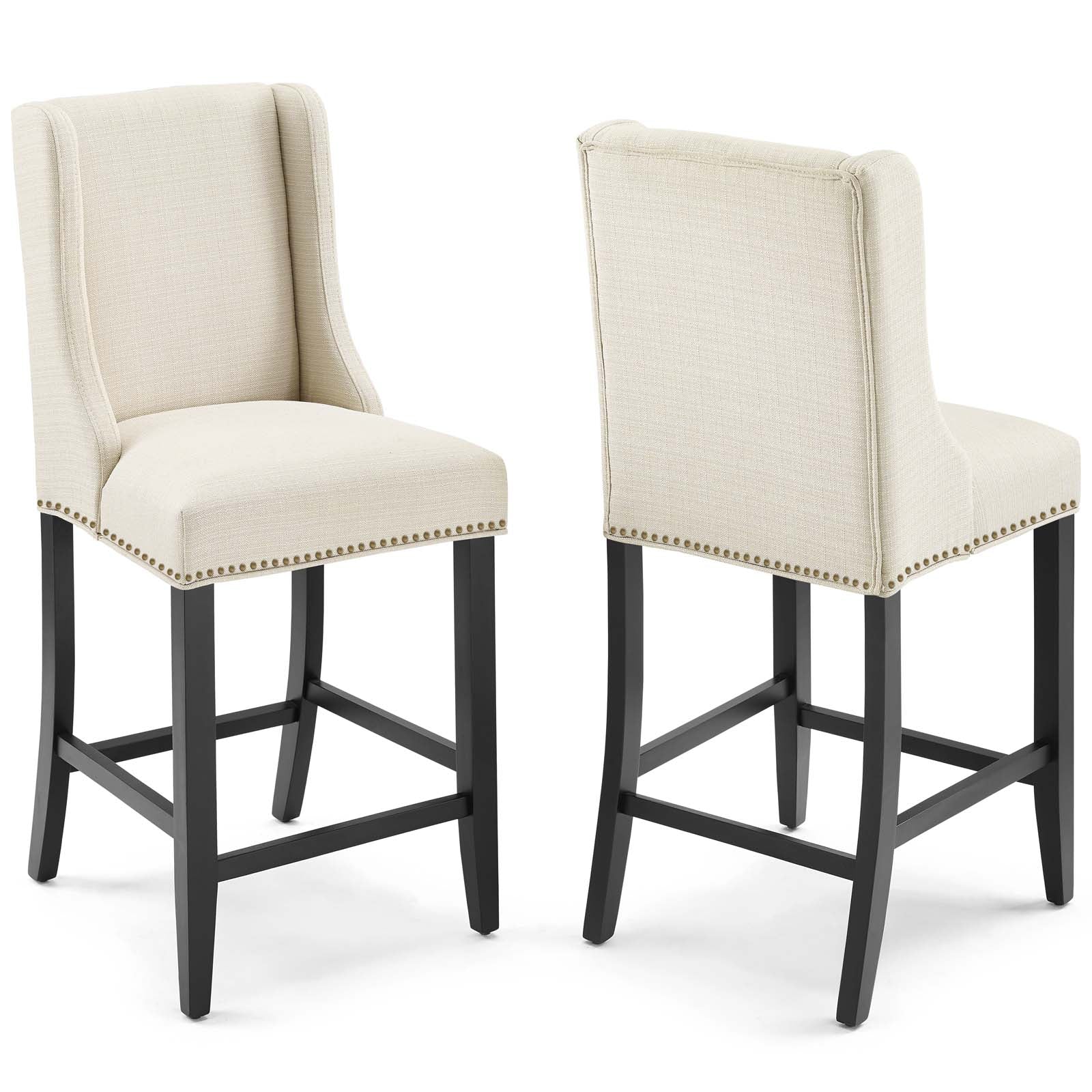 Mythos Upholstered Counter Stool - Beige Denmark Home