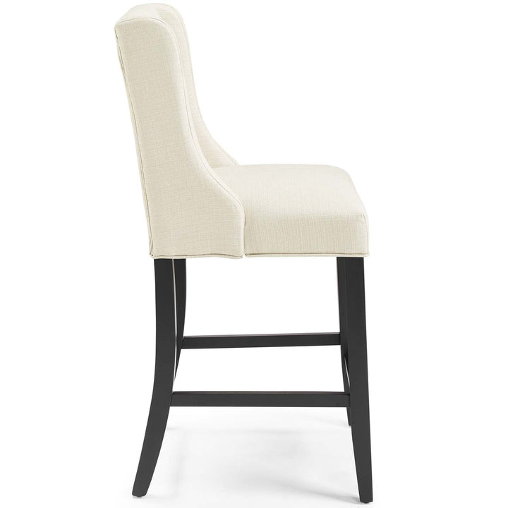 Véritan Tufted Upholstered Counter Stool - Beige Denmark Home