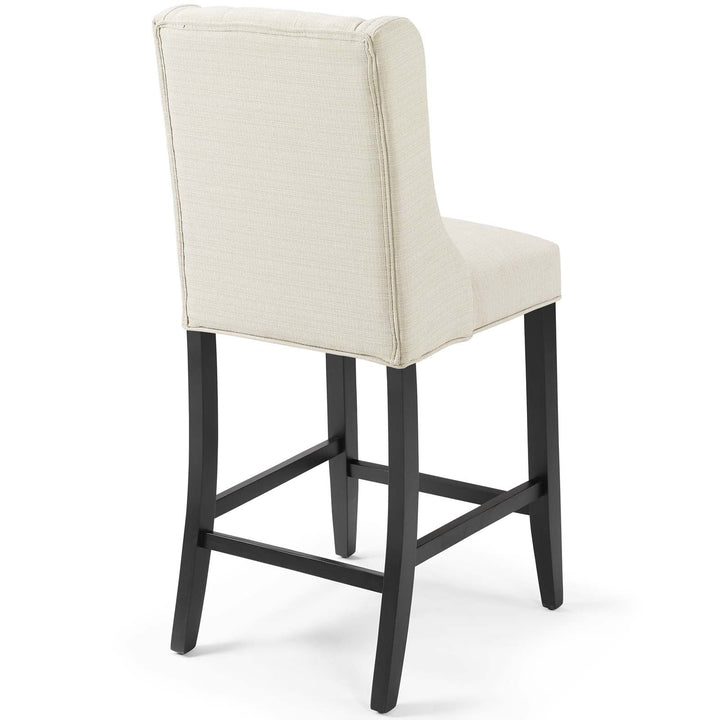 Véritan Tufted Upholstered Counter Stool - Beige Denmark Home