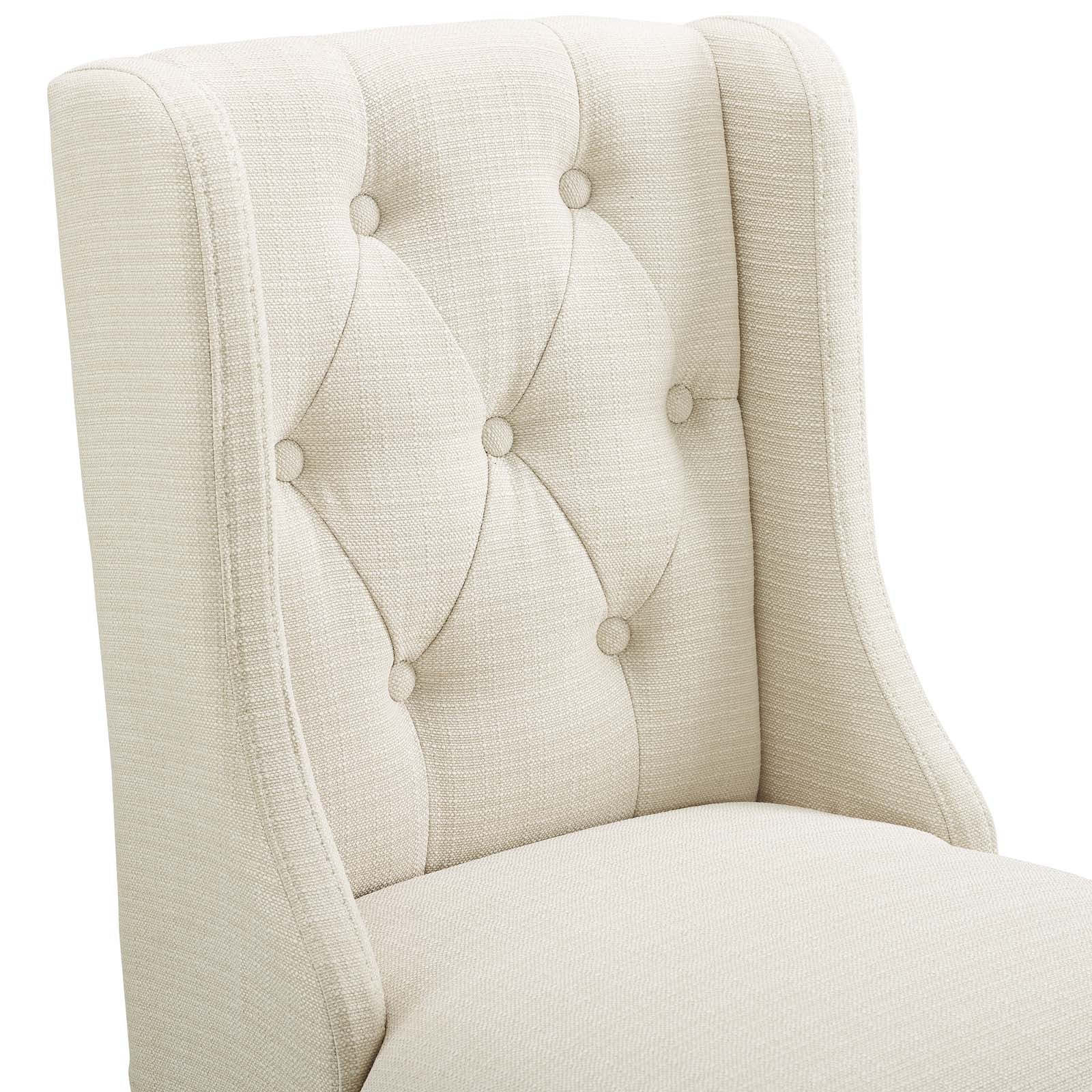 Véritan Tufted Upholstered Counter Stool - Beige Denmark Home
