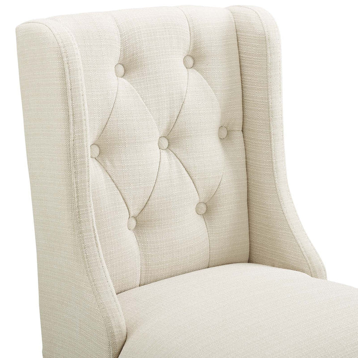 Véritan Tufted Upholstered Counter Stool - Beige Denmark Home