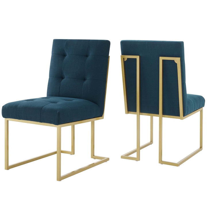 Valénza Dining Accent Chair Set - Gold Azure Denmark Home