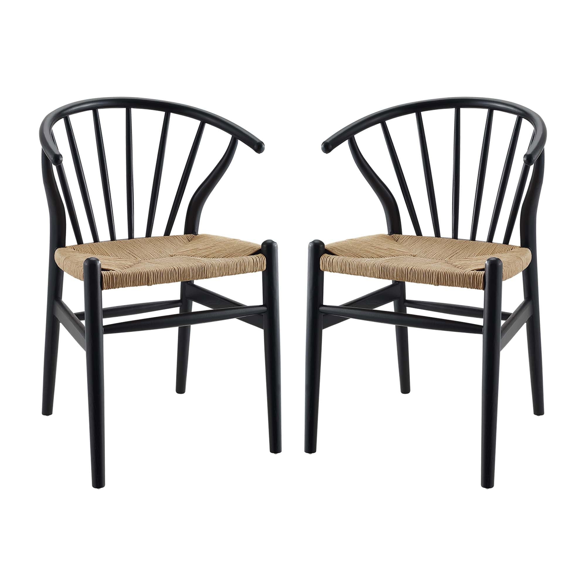 Fyr Dining Chair Set - Black Denmark Home