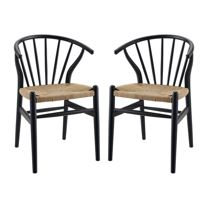Fyr Dining Chair Set - Black Denmark Home